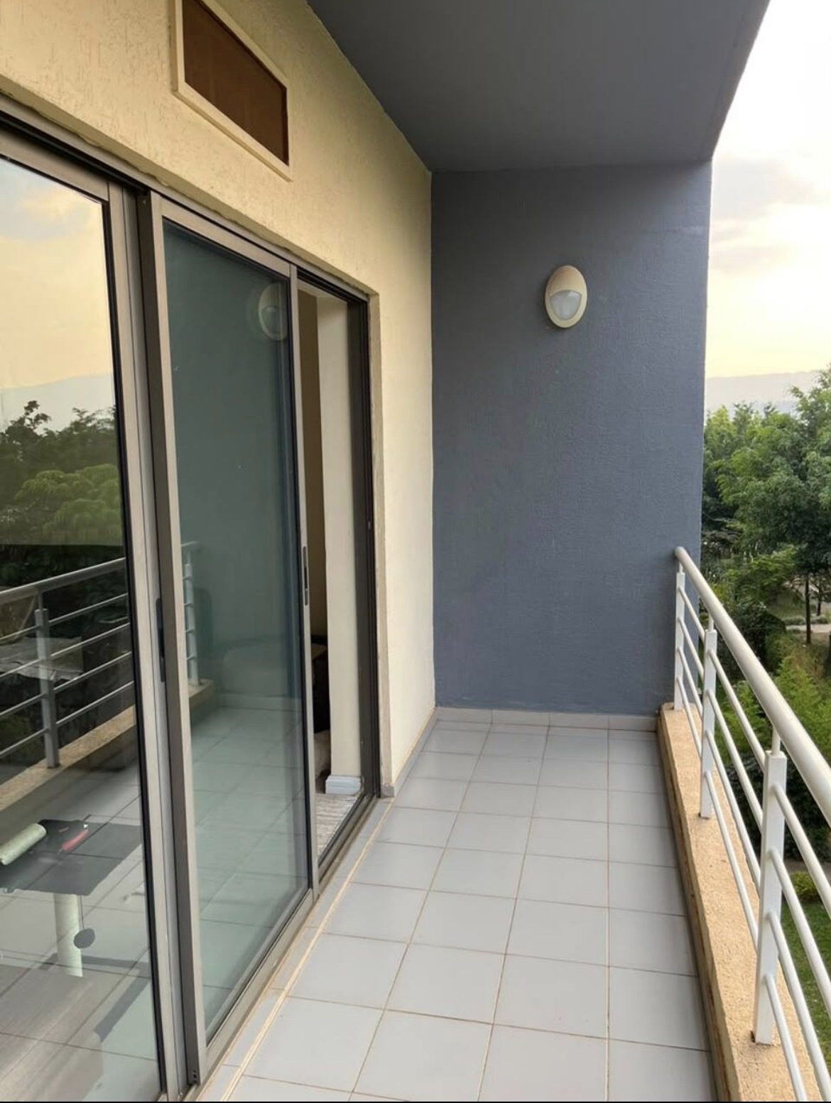 Private balcony