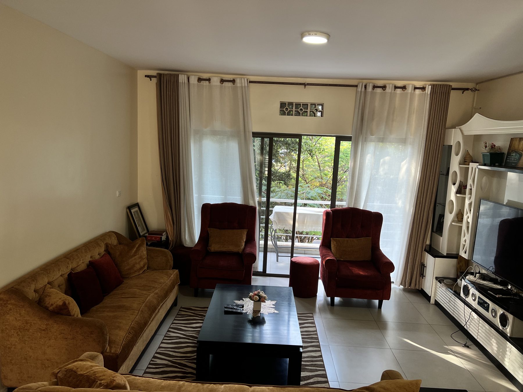 Living room seating area