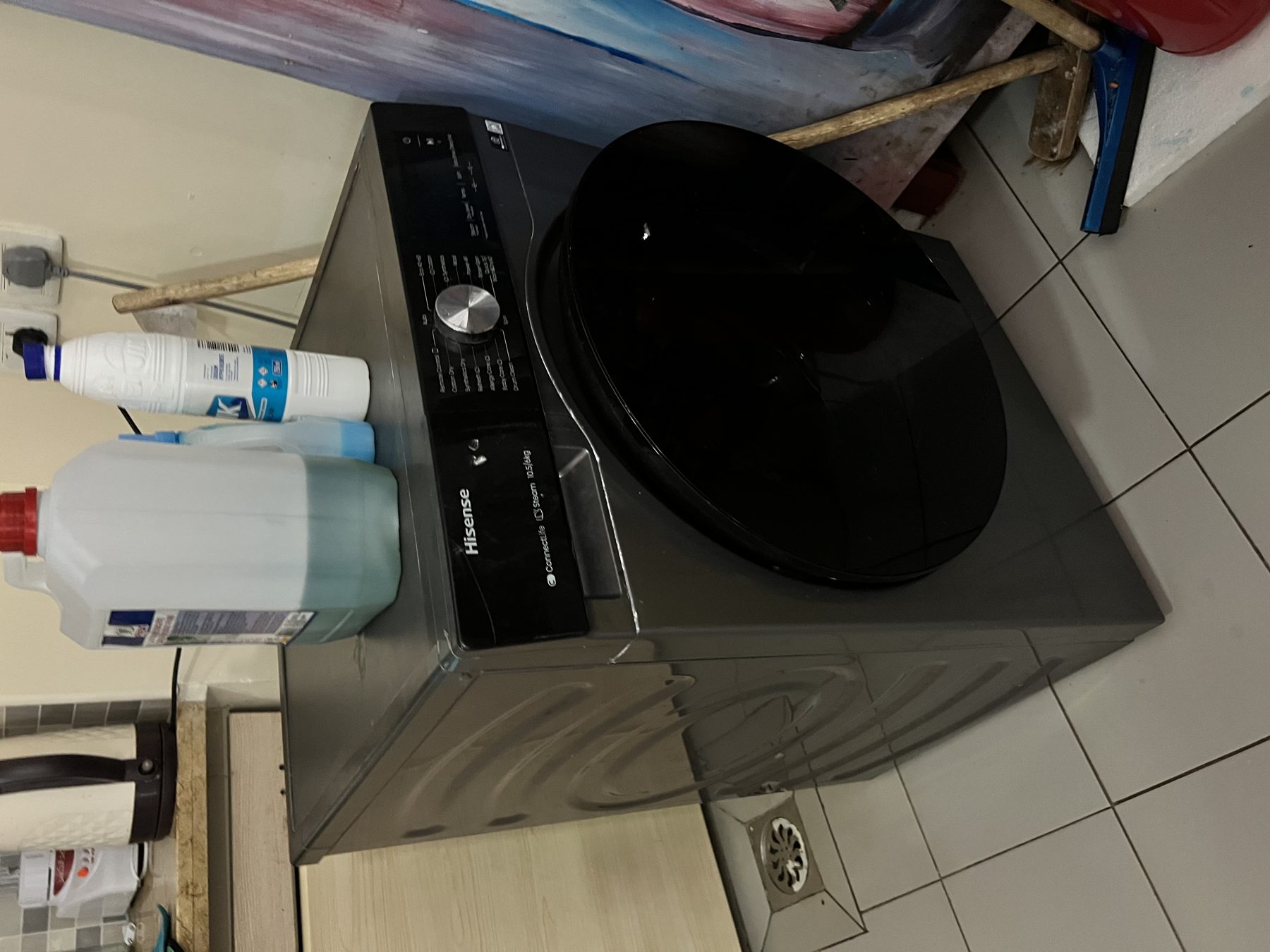 Washer and dryer