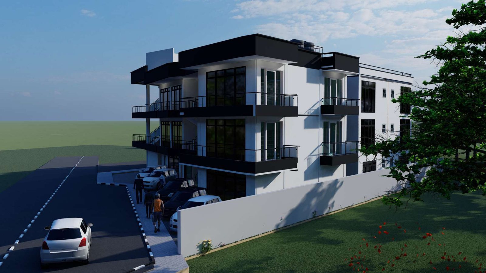 Imena Estate — CFT's mixed-use building with commercial shops and apartments